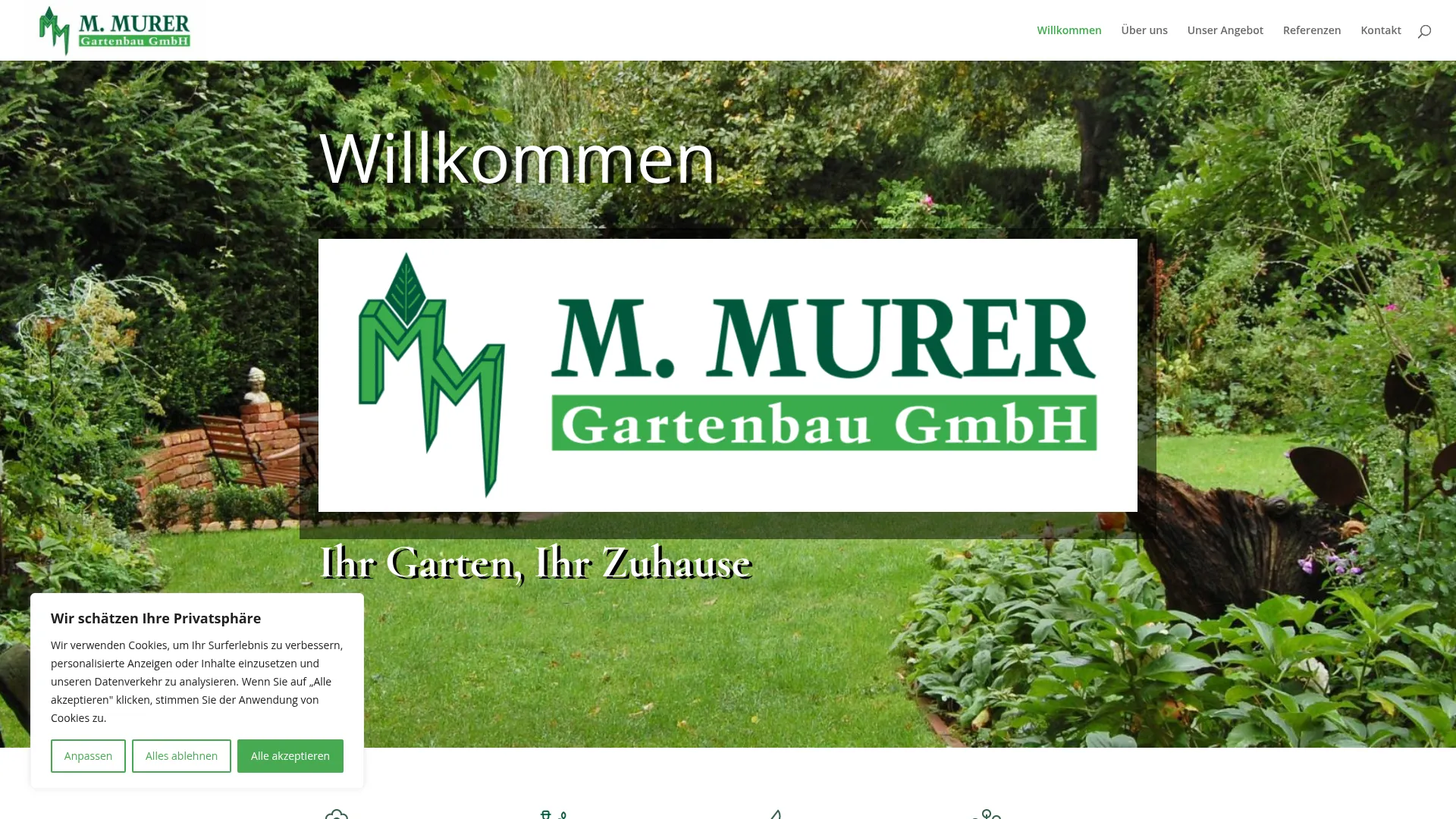 Webseite Murer Gartenbau